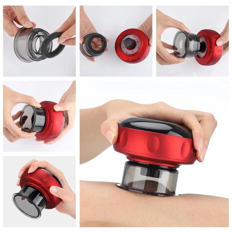 Electric Vacuum Cupping Massage Device - FLUAFF