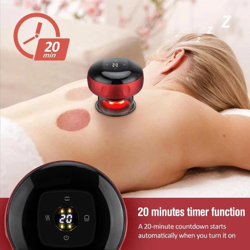 Electric Vacuum Cupping Massage Device - FLUAFF