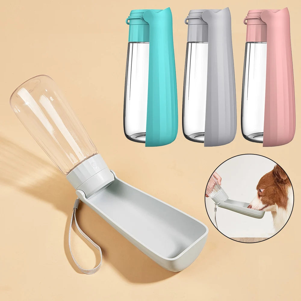 Portable Dog Water Bottle With Food Container Travel 2 in 1 Pet Water Dispenser For Small Large Dogs Cat Labrodor Drinking Bowls