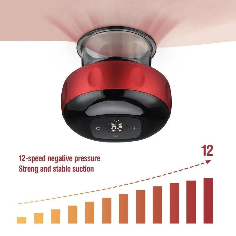 Electric Vacuum Cupping Massage Device - FLUAFF