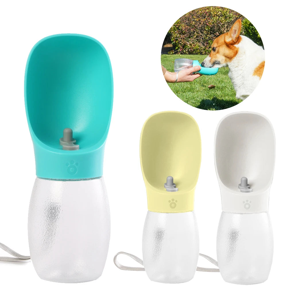 Portable Dog Water Bottle With Food Container Travel 2 in 1 Pet Water Dispenser For Small Large Dogs Cat Labrodor Drinking Bowls