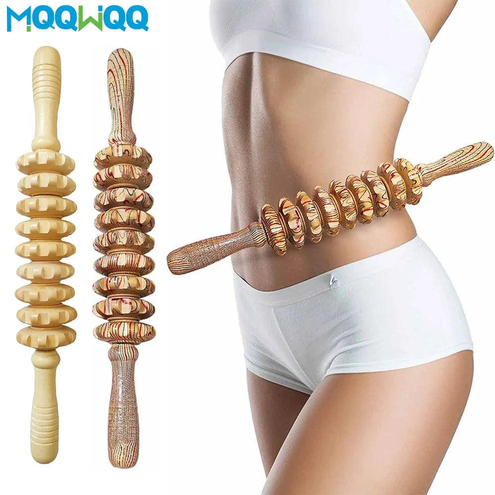 Wooden Pain Relief Roller - FLUAFF