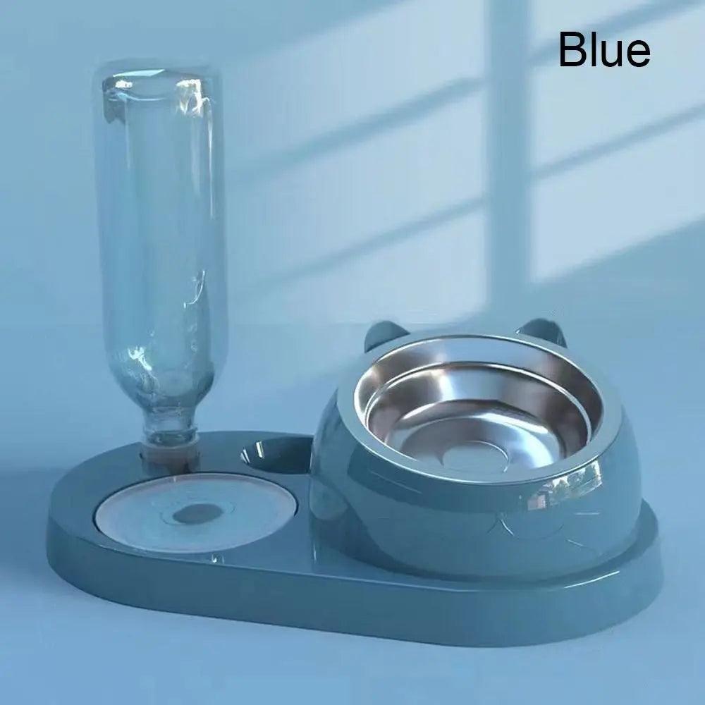 Pet Food Bowl with Water Dispenser - FLUAFF