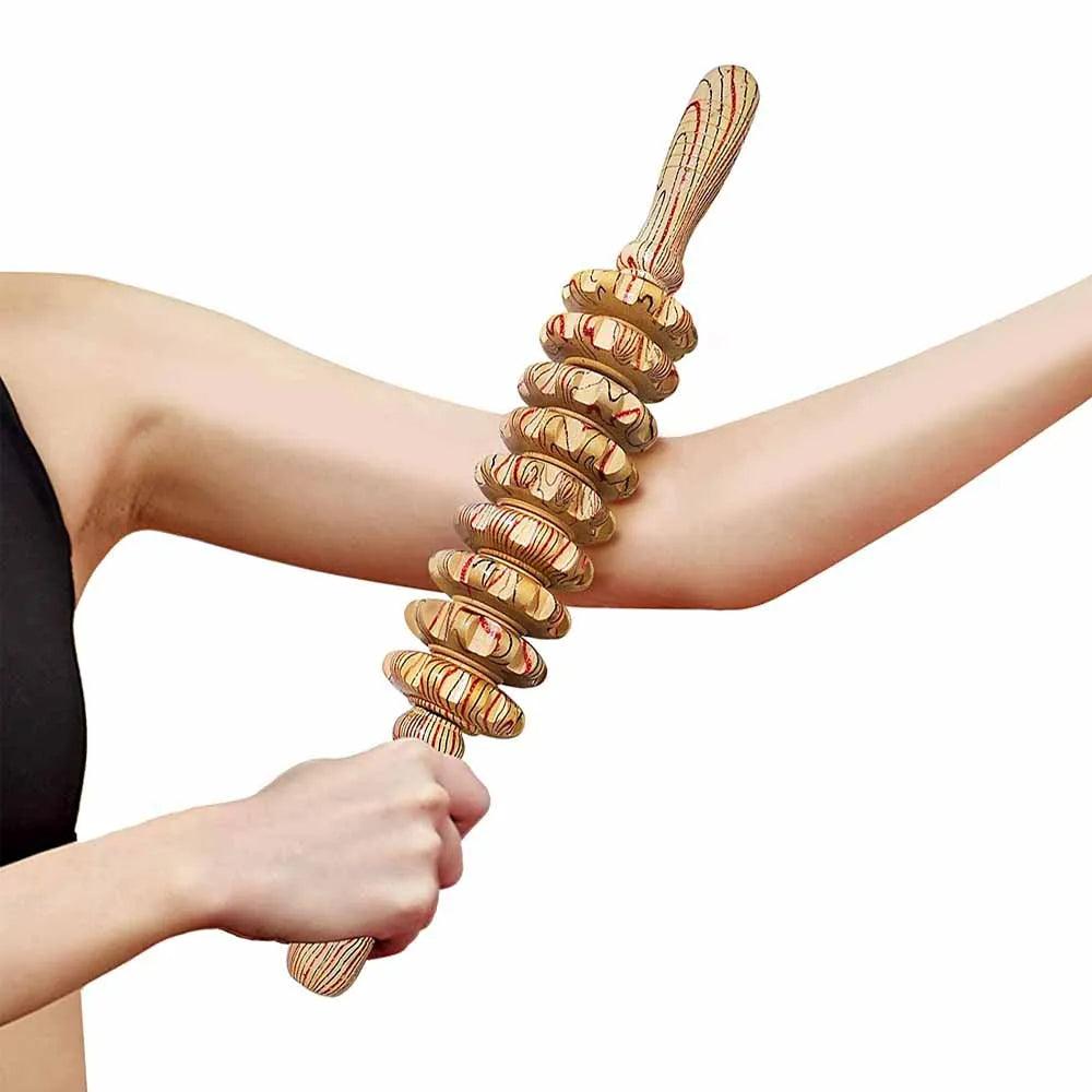 Wooden Pain Relief Roller - FLUAFF