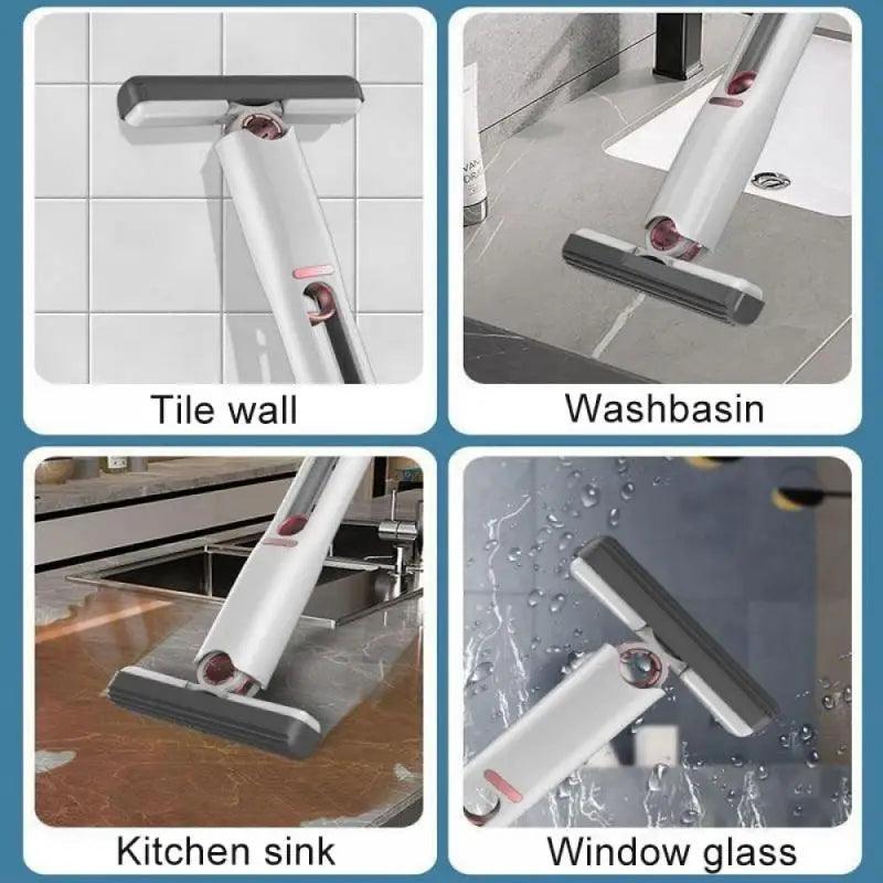 Self-squeezing Floor Washing Mop - FLUAFF