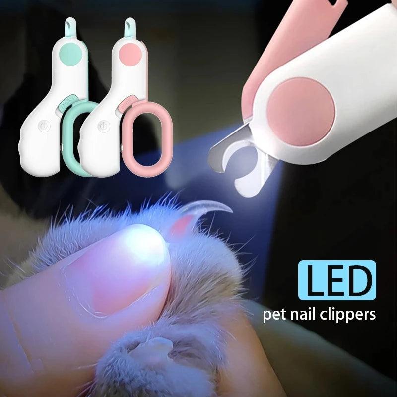 LED Light Pet Nail Clipper - FLUAFF