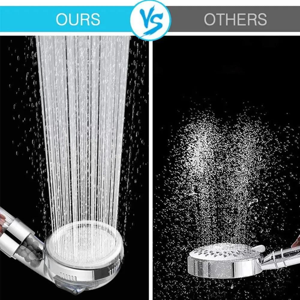 New 3 Functions High Pressure SPA Shower - FLUAFF