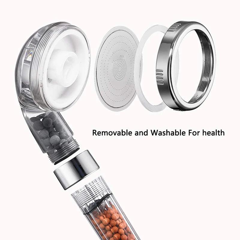 New 3 Functions High Pressure SPA Shower - FLUAFF