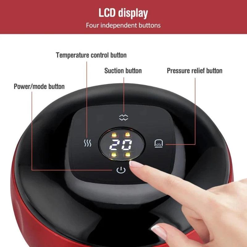 Electric Vacuum Cupping Massage Device - FLUAFF