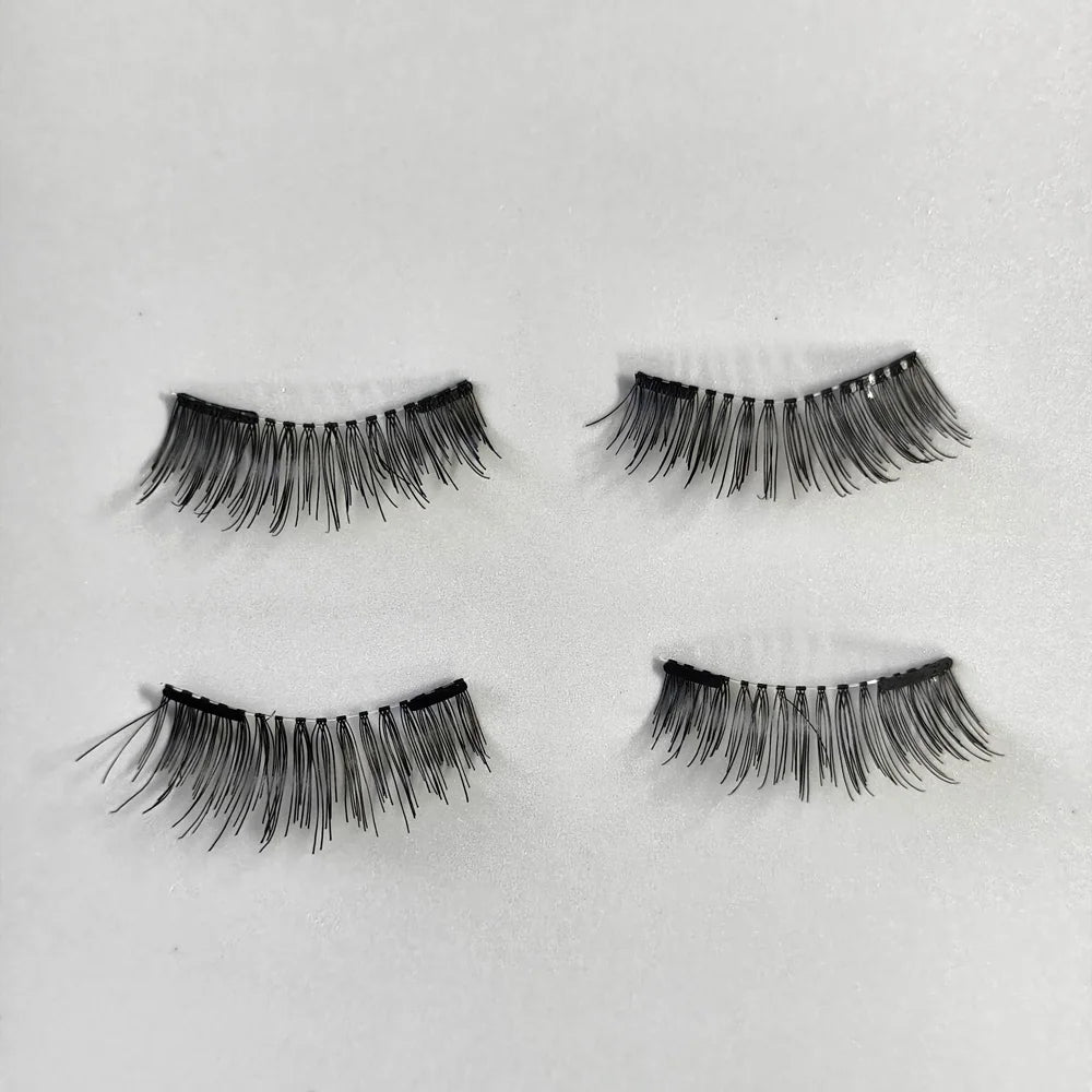 New Magnetic false eyelashes integrated box new glue-free false eyelashes kit
