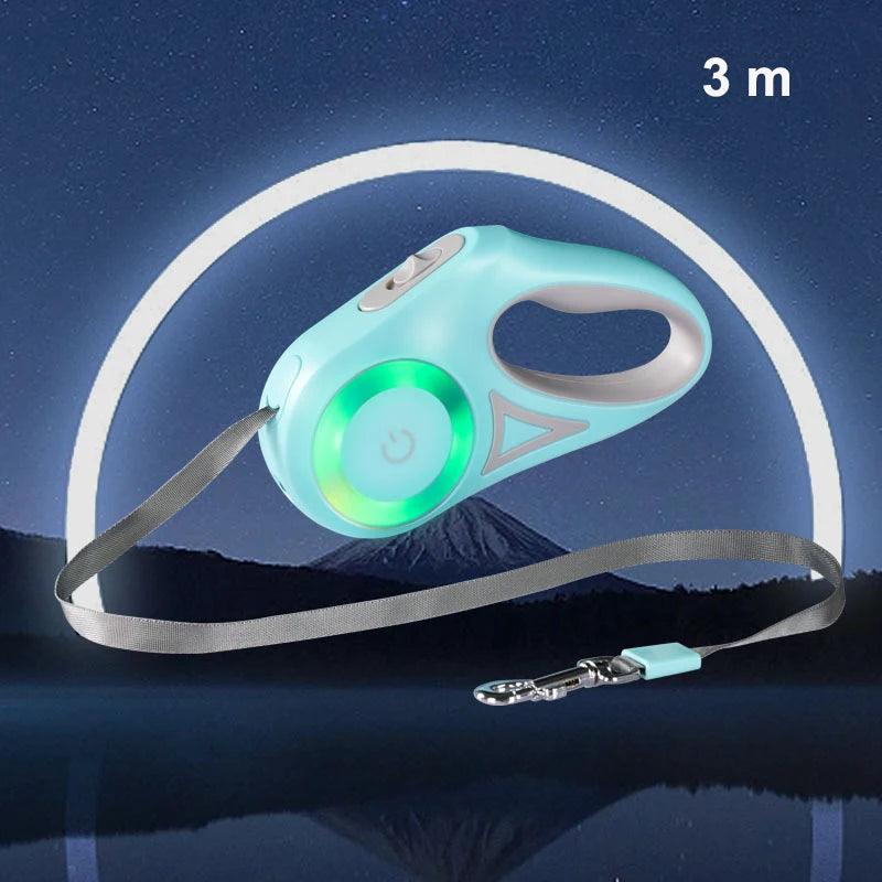 Automatic Retractable Dog Leash LED - FLUAFF