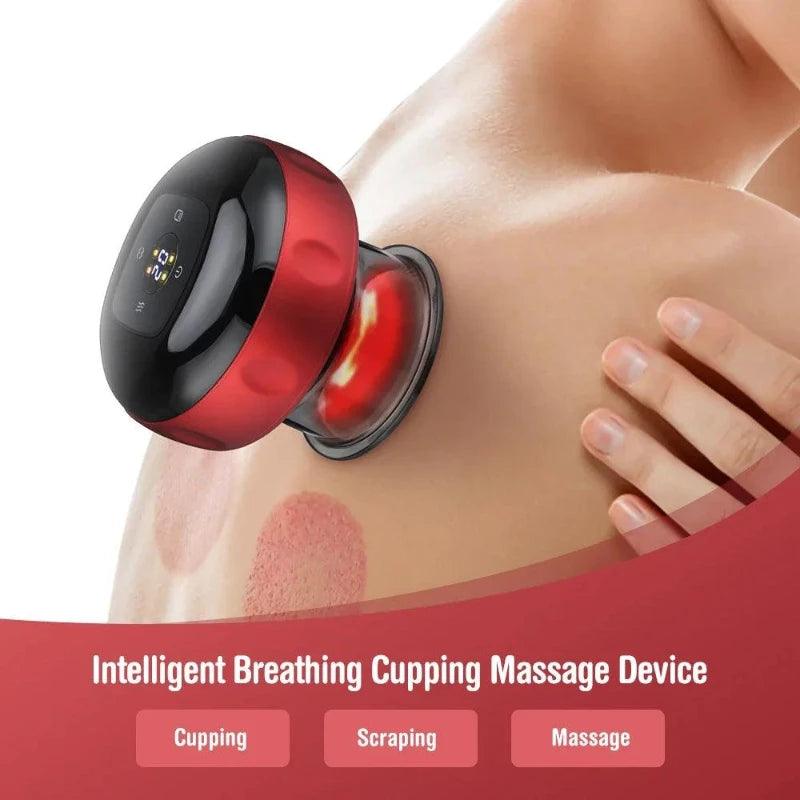 Electric Vacuum Cupping Massage Device - FLUAFF