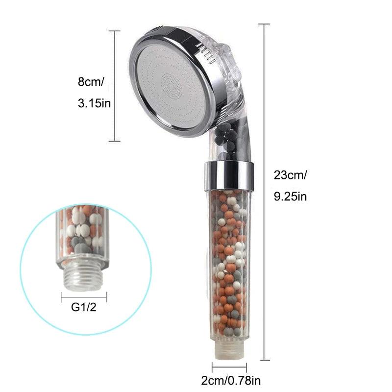 New 3 Functions High Pressure SPA Shower - FLUAFF