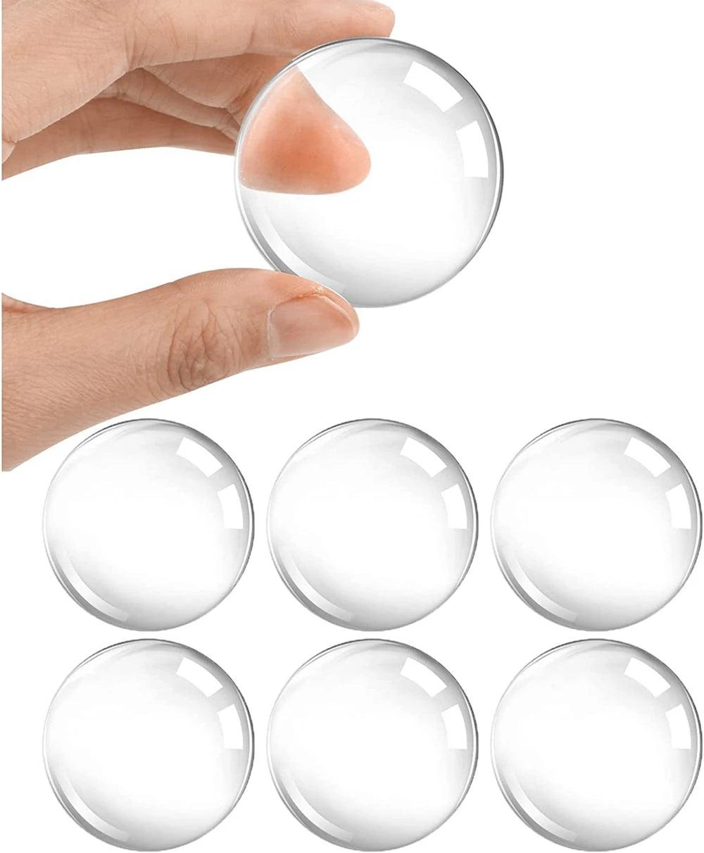 Round Transparent Soft Silicone Non-slip Door Stopper - FLUAFF