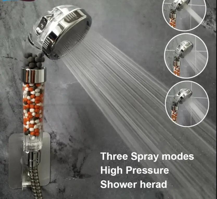 New 3 Functions High Pressure SPA Shower - FLUAFF
