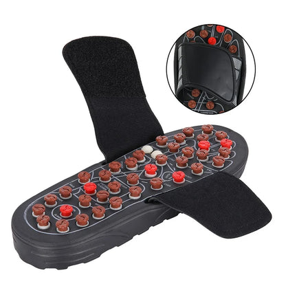 Acupressure Foot Massager Plantar Fasciitis Relief Acupoint Reflexology Stimulation Massage Sandals Slippers Shoes