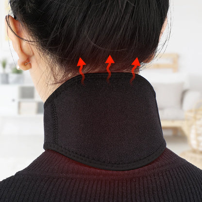 13pcs Self Heating Tourmaline Neck Support Brace Belt Infrared Magnet Therapy Reusable Neck Protector Relieve Pain Health Care