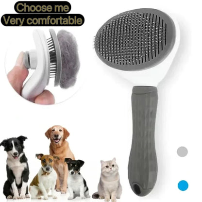 Self-Clean Grooming Brush for Pets