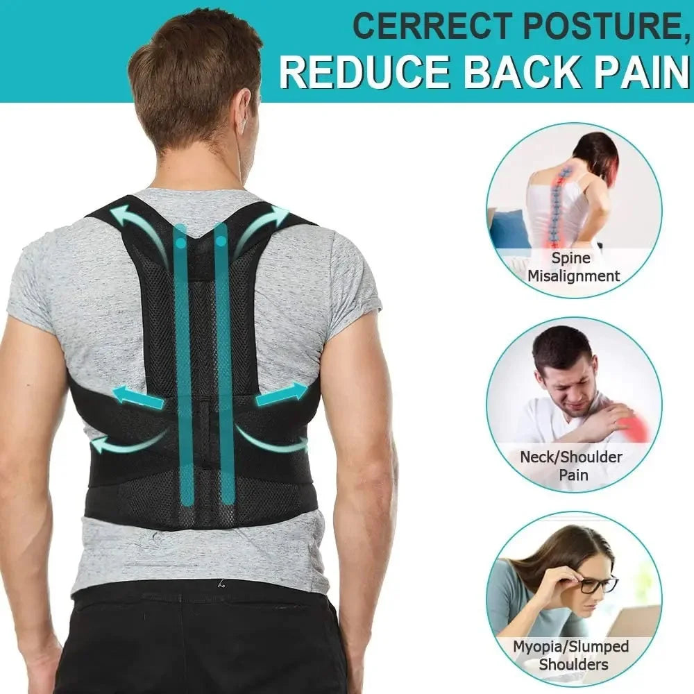 Posture Corrector Back Brace For Lumbar Support