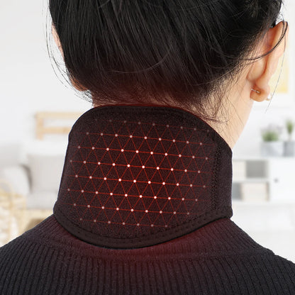 13pcs Self Heating Tourmaline Neck Support Brace Belt Infrared Magnet Therapy Reusable Neck Protector Relieve Pain Health Care