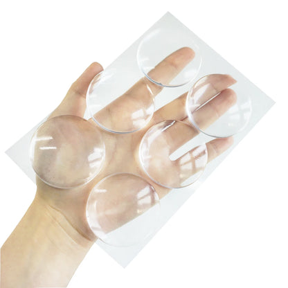 Round Transparent Soft Silicone Non-slip Door Stopper