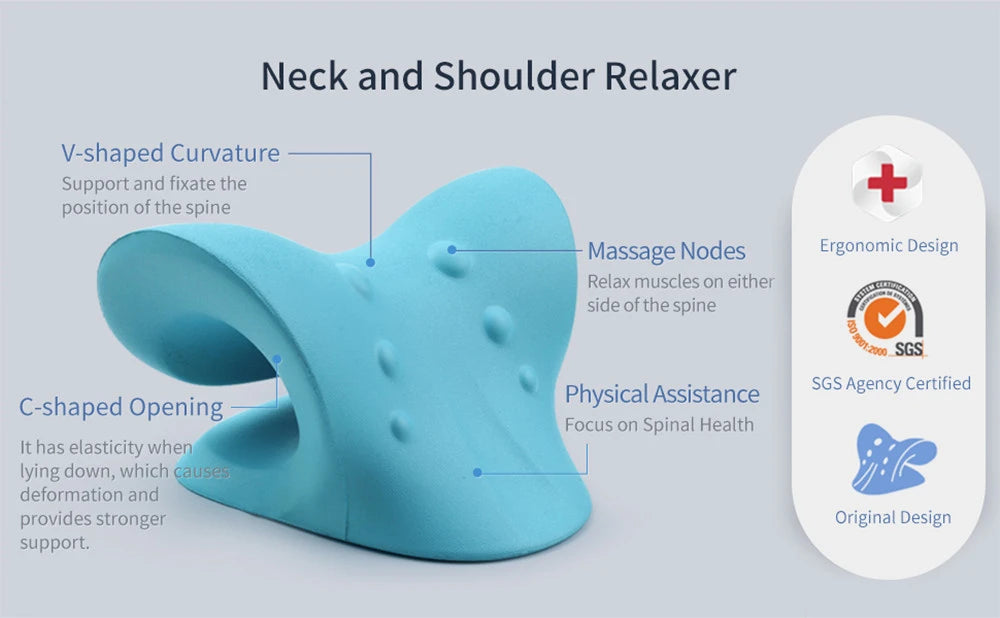 Neck Shoulder Massage Pillow