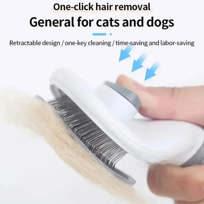 Self-Clean Grooming Brush for Pets