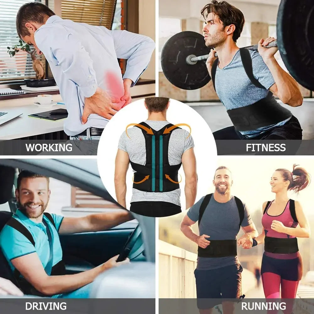 Posture Corrector Back Brace For Lumbar Support